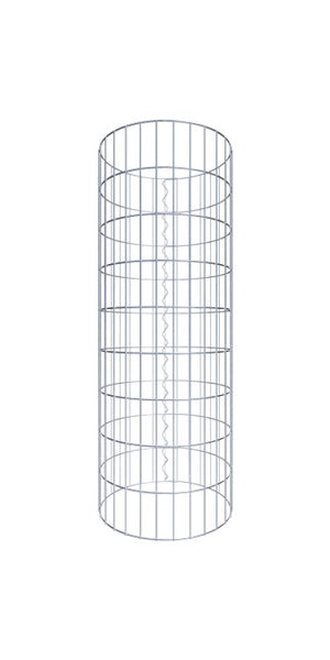 Gabionensäule Durchmesser 47 cm, MW 5 x 10 cm rund - Höhe: 0,90 m