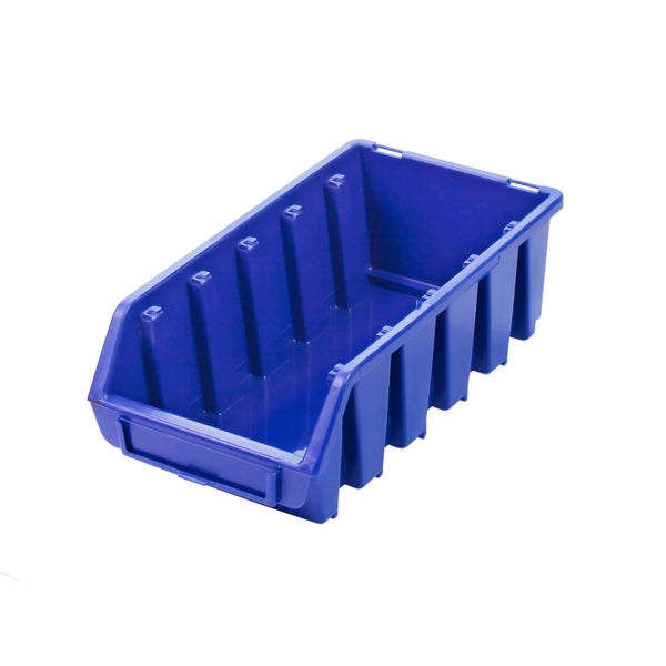 PROREGAL Sichtlagerbox 2L | HxBxT 7,5x11,6x21,2cm | Polypropylen | Blau