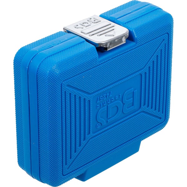 Werkzeugkoffer aus Kunststoff mit Metallverschluss