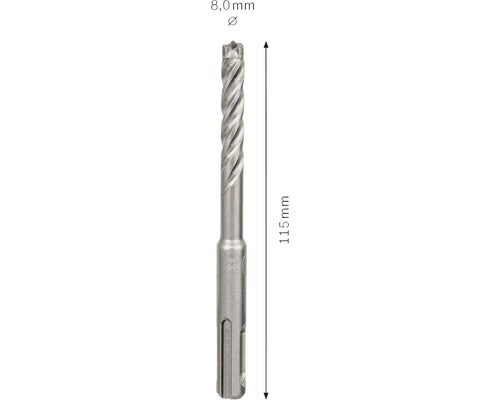 Hammerbohrer SDS plus-7X 8 x 50 x 115 mm