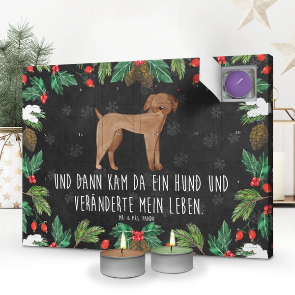 Mr. & Mrs. Panda Duftkerzen Adventskalender Hund Dogge - Schwarz