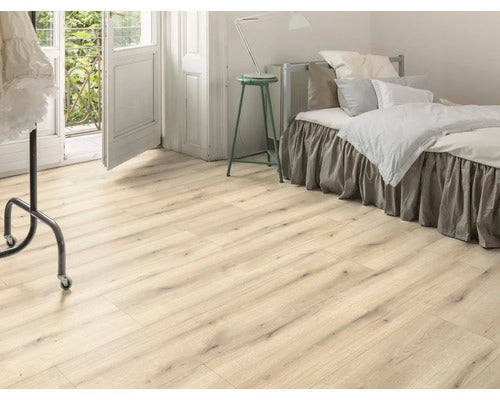 Nahaufnahme einer Quirlblume mit weißen Blüten und Knospen