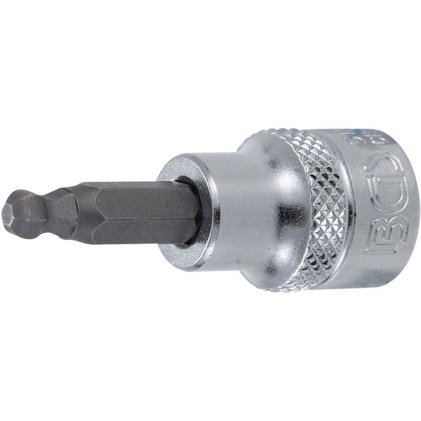 BGS Bit-Einsatz Antrieb Innenvierkant 10 mm (3/8) Innensechskant mit Kugelkopf 5 mm - 5112