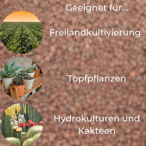 Blähton für Pflanzen 20 L 8-16 mm Perlite Blähton Drainage Tongranulat für Pflanzen Draußen Pflanz Granulat Ton Kugeln Kultursubstrat Hydrokultur