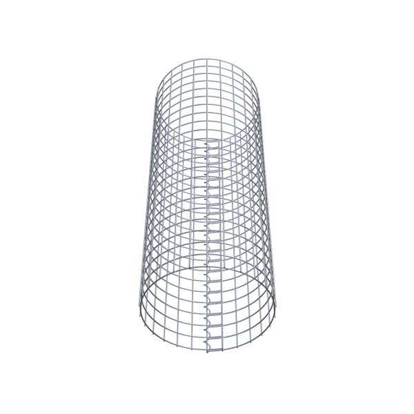 Gabionensäule Durchmesser 42 cm MW 5 x 5 cm rund - Höhe: 110 cm