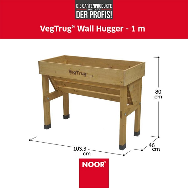 VegTrug® Wall Hugger - Natur - 1,0 m (103x46x80 cm)