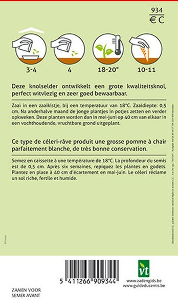 Informationen zum Anbau von Knollensellerie