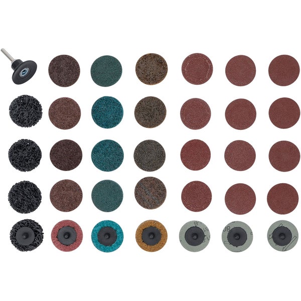 Schleifscheibe mit Lochmuster