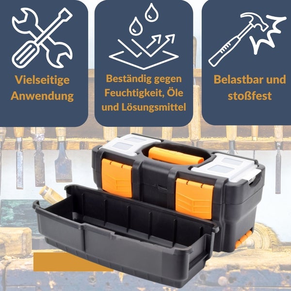 Werkzeugkoffer mit herausnehmbarem Einsatz