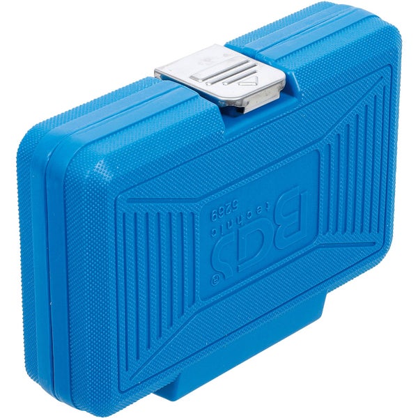 Blauer BGS Werkzeugkoffer aus Kunststoff mit Metallverschluss