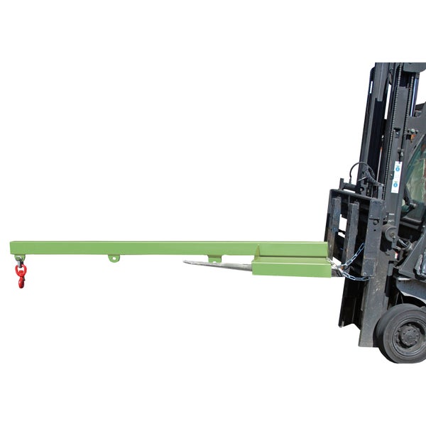 Gabelstapler mit Lastarm und Haken