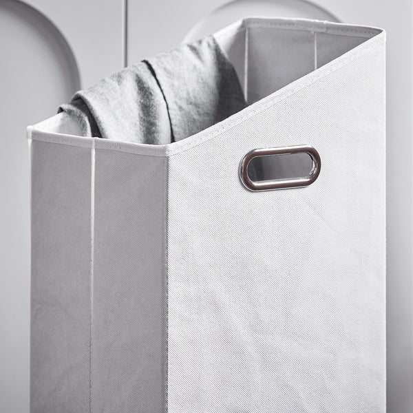 Wäschekorb aus Stoff mit Griffen