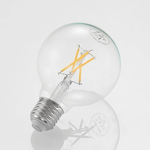 Arcchio LED Filament Leuchtmittel E27, 4 Watt, 470 Lumen, warmweiß, 2700 Kelvin mit Verpackung.