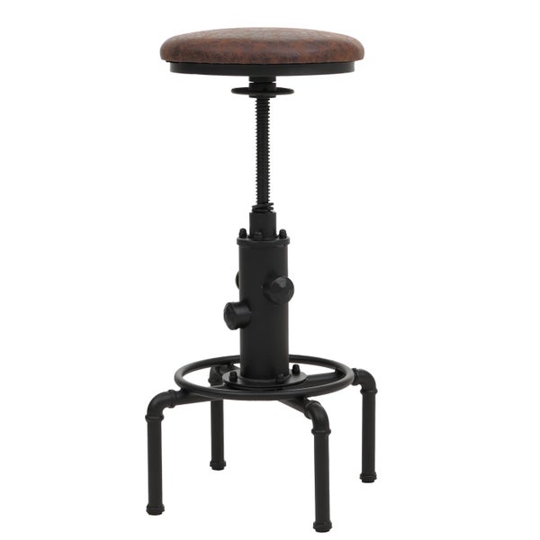 Barhocker mit verstellbarer Höhe und Metallgestell