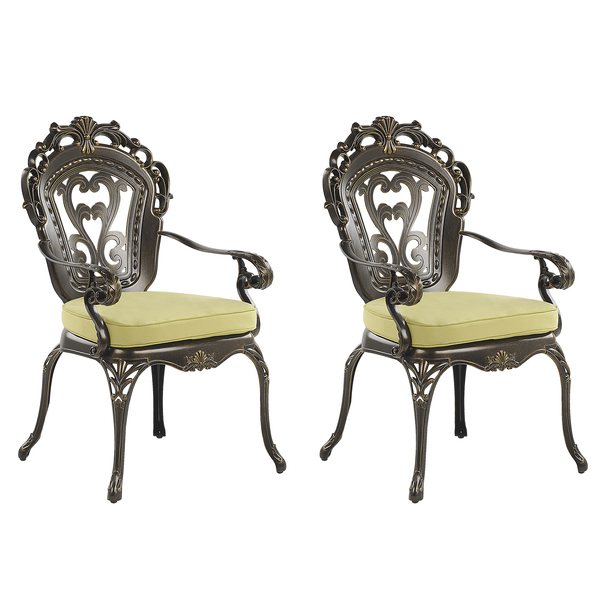 Abmessungen Stuhl mit Armlehne, maximale Belastbarkeit 150 kg, 2er-Pack