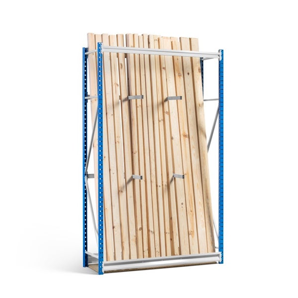 PROREGAL Vertikalregal Maximus HxBxT 240 x 175 x 50 cm 4 Arme Lichtblau & Lichtgrau