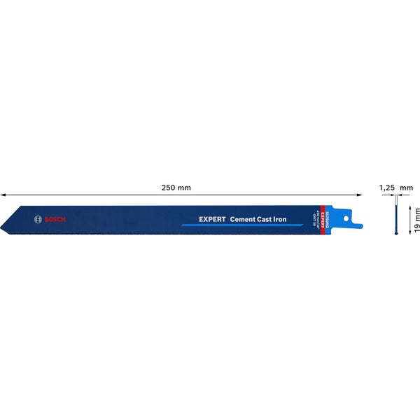 Bosch Expert Cement Cast Iron S 1750 RD Säbelsägeblatt - 2608900383