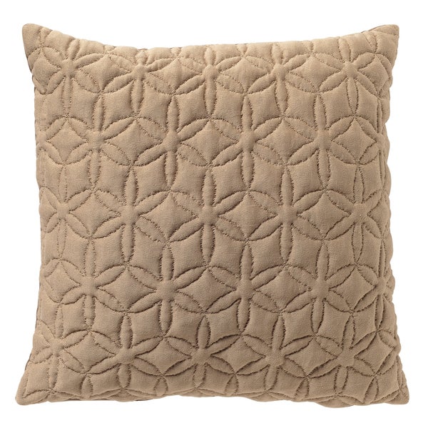 Lizzy Dekokissen - Mit Muster 45x45 cm, Beige