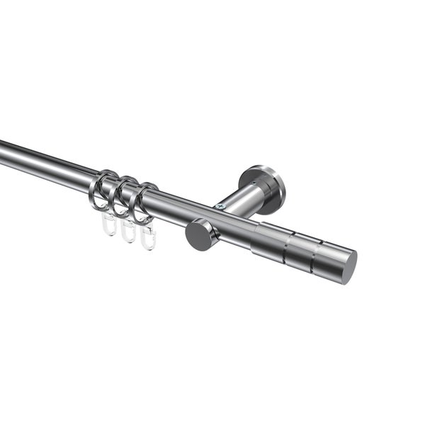Gardinenstange mit Ringen und Halterung
