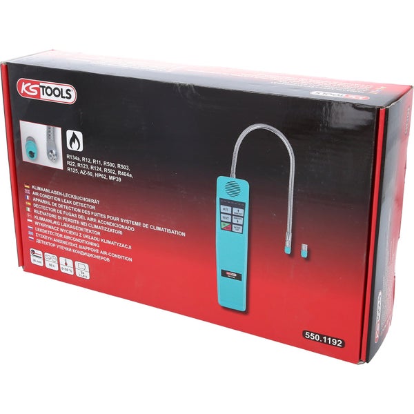 KS Tools Klimaanlagen Lecksuchgerät in Produktverpackung