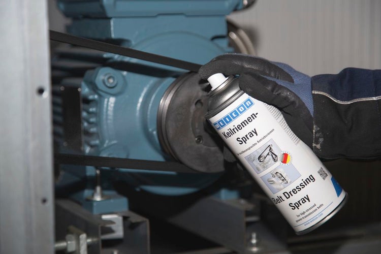 WEICON Keilriemen-Spray|transparente Riemenbeschichtung|400 ml|transparent