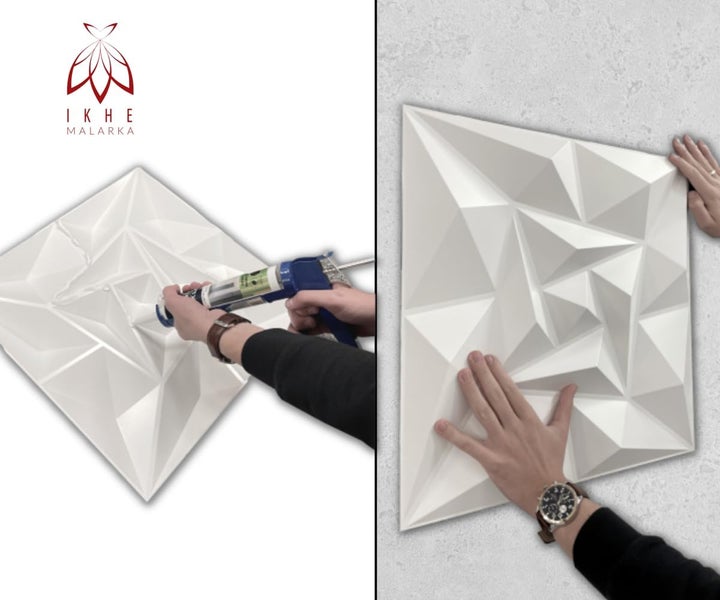 3D Wandpaneel 50x50 cm – PVC Kunststoff in realistischer 3D Optik – Wappen Klassiker Desing D50