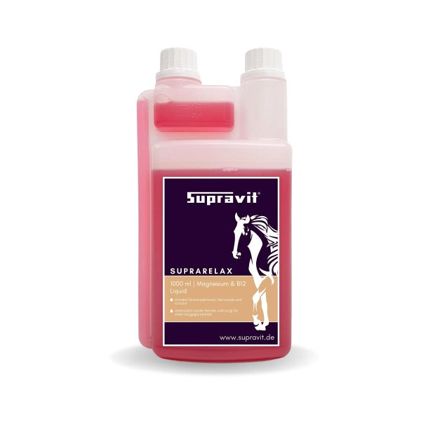 Supravit Suprarelax Magnesium und B12 Flüssigkeit, 1000 ml Flasche