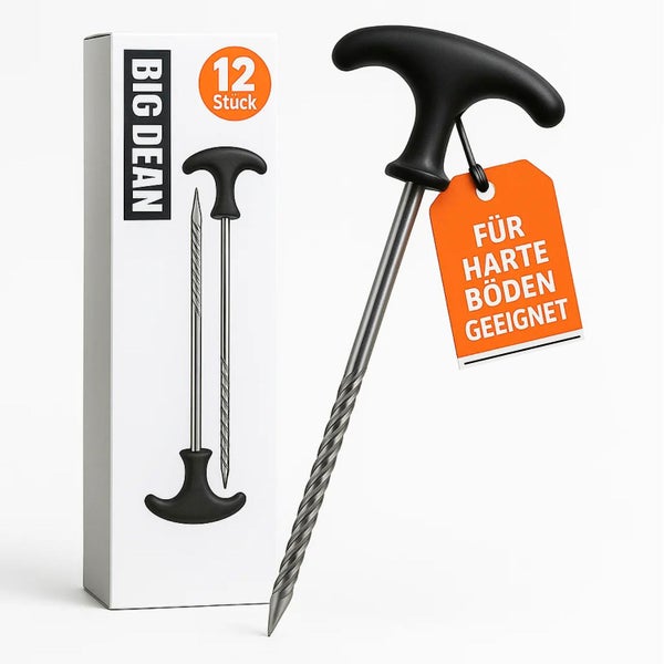 Big Dean Schraubheringe für harte Böden, 12 Stück Packung