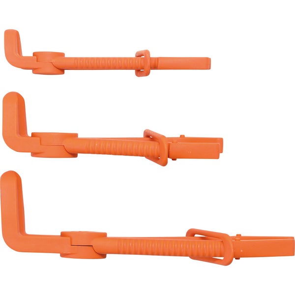 BGS Schlauch-Abklemmzangen-Satz 90° abgewinkelt 155-220 mm 3tlg. - 8764