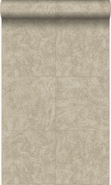 Origin Wallcoverings Tapete Stein-Optik Sandbeige - 53 cm x 10,05 m - 347409