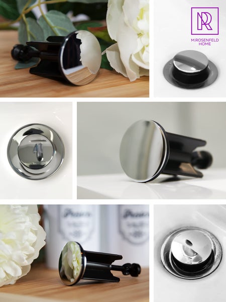 Mehrfachansicht eines Universal-Waschbeckenstöpsels