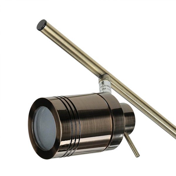 Deckenleuchte aus Metall mit einem Strahler