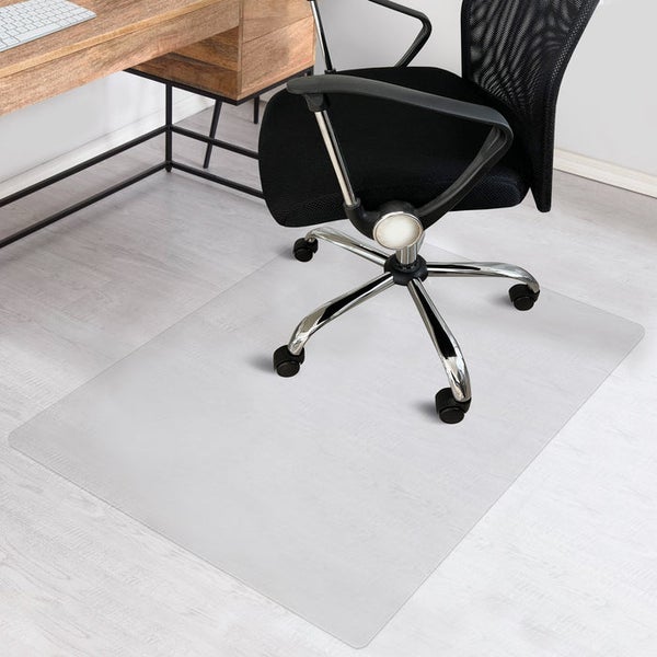 FLOORDIREKT Bodenschutzmatte Neo - für Hartböden - Vinyl - Transparent - Rechteckig - Rollenware - 114 x 1200 cm