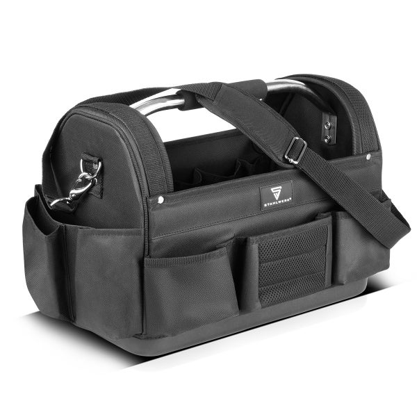 Werkzeugtasche mit Tragegriff und Schultergurt