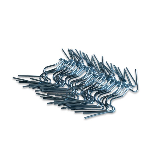 FLOORDIREKT Gewächshausklammern - Montageklammern für den Gartenbau - 60er Set - 8,5 x 3 cm