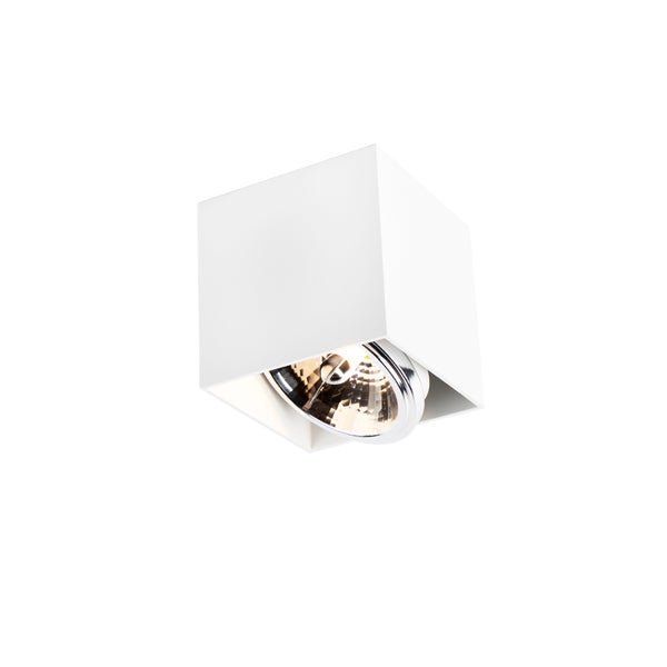 Design Spot viereck 1-Flammig weiß - Box