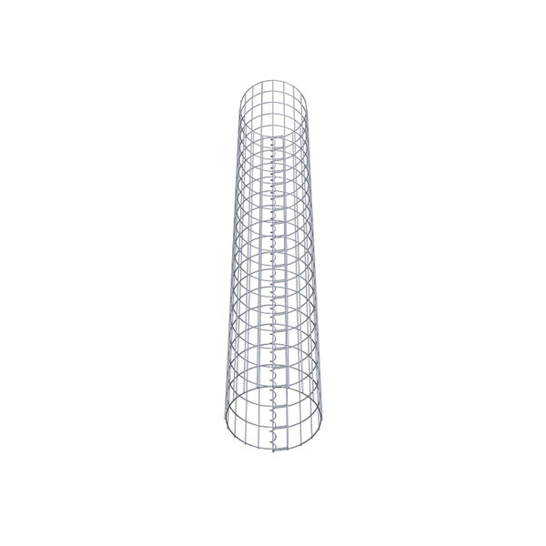 Gabionensäule Durchmesser 32 cm, MW 5 x 10 cm rund - Höhe: 2,00 m