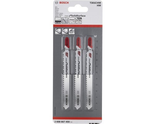 Stichsägeblatt Bosch T 301 CHM 3er Pack