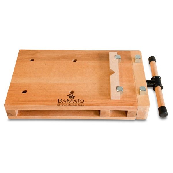 BAMATO Hobelbank aus Holz mit Schraubstock