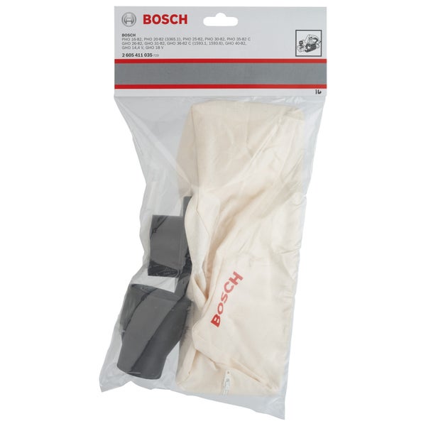 Bosch Staubbeutel zu Handhobel, Gewebe, Adapter Typ 2 (oval) - 2605411035