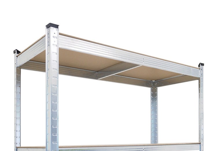 Schwerlast Steckregal Silber 5 Regale - Lagerregal - Tragkraft 875 kg