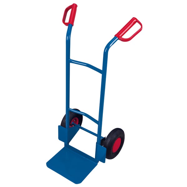 Sackkarre aus Stahl mit zwei Rädern und Griffen