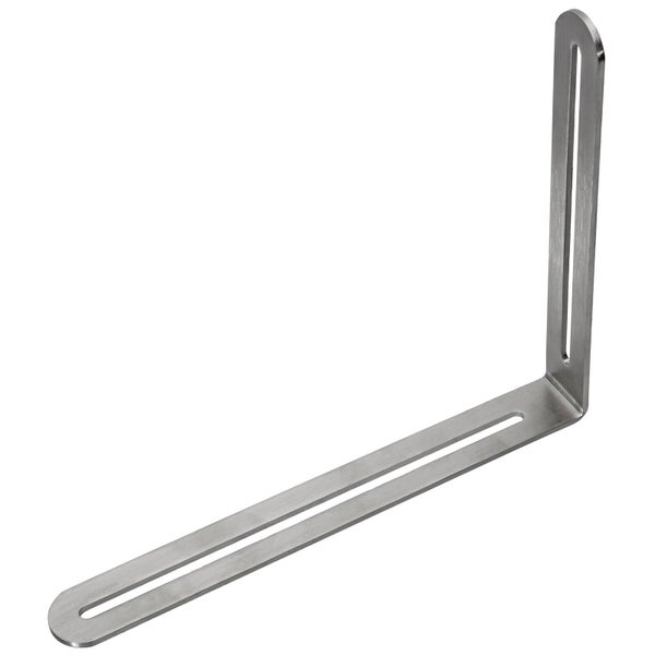 Winkelverbinder aus Metall mit Langlöchern