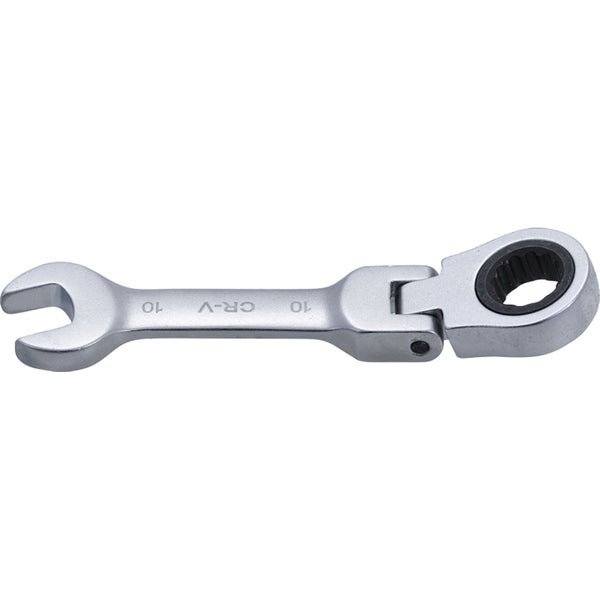 BGS Ratschenring-Maulschlüssel kurz abwinkelbar SW 10 mm - 6910