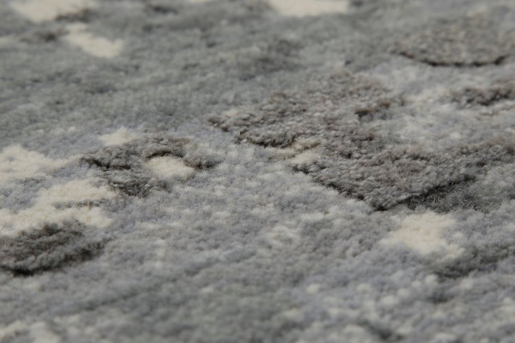 Esprit Kurzflor Teppich Grau aus Wolle Brookville 200x300 cm