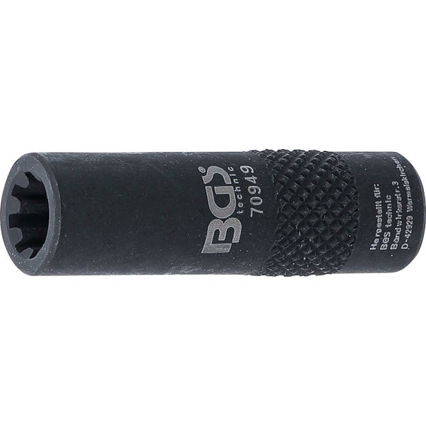 Innenansicht eines Vielzahnschlüsseleinsatzes