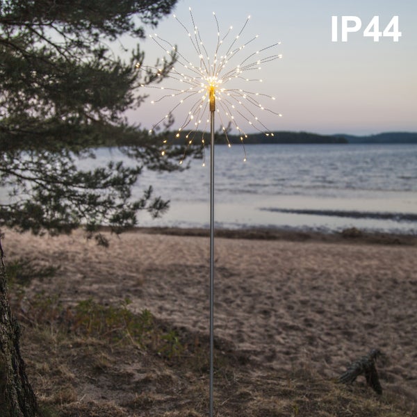 Dekorative Solarleuchte mit Schutzart IP44 für den Außenbereich