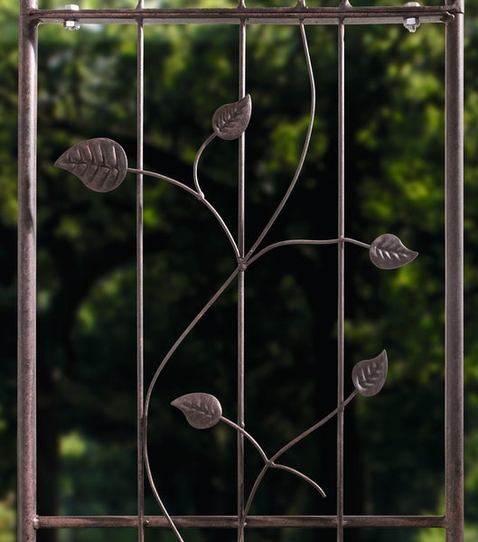 FRANK FLECHTWAREN | Metallrankbogen Provencal, METALL, 116 x 40 x 223 cm, einfache Selbstmontage