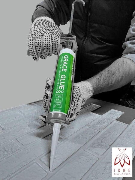 PVC Montagekleber GraceGlue SUPER SCHNELLE und EXTRA Starke Verkabelung! Bau, Dekoration und Heimwerkerbereich!