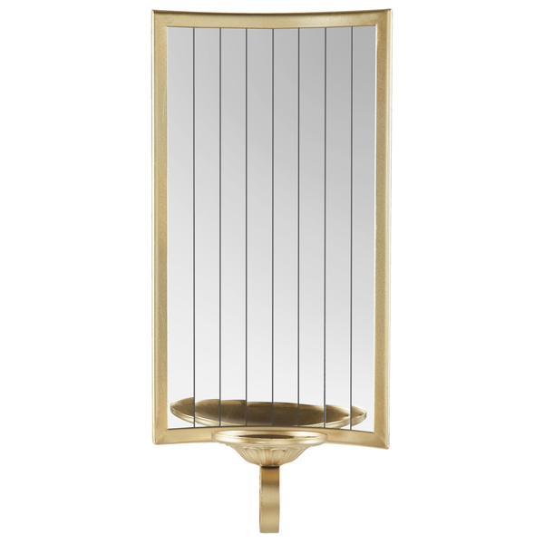 Rechteckiger Wandspiegel mit Ablage